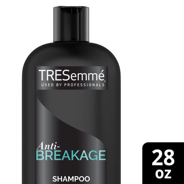 Retail display packaging of TRESemmé Anti-Breakage for shelf-ready presentation