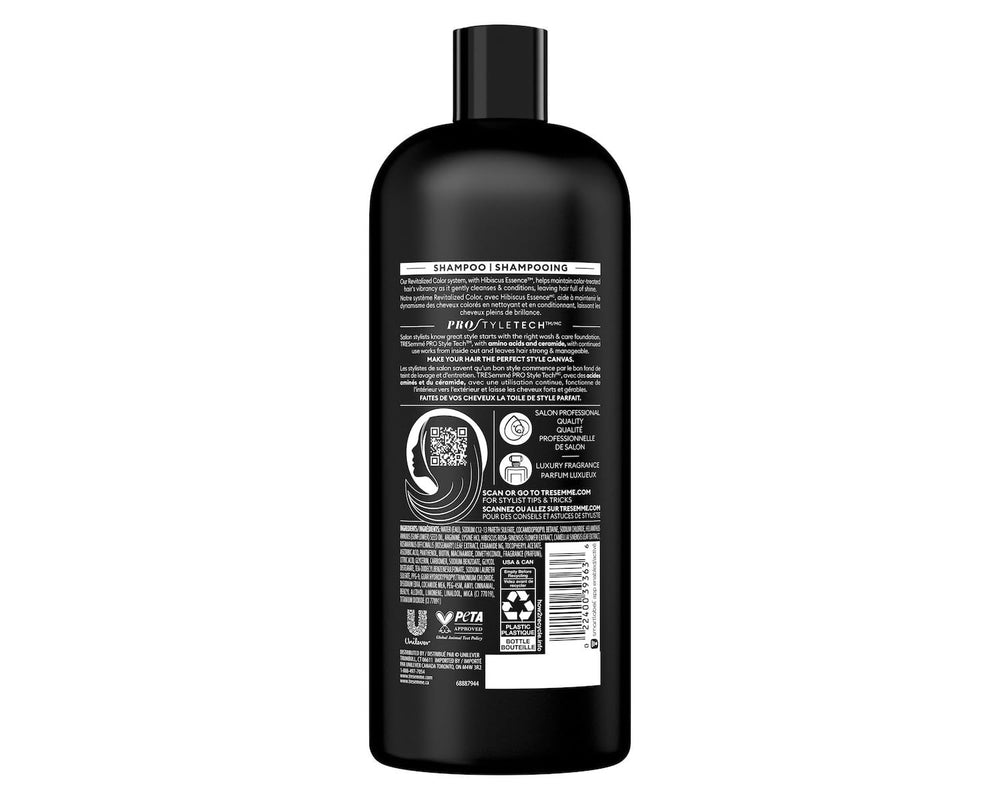 TRESemmé Color Revive Shampoo 3-pack pack-shot highlights value and convenience for color-treated hair