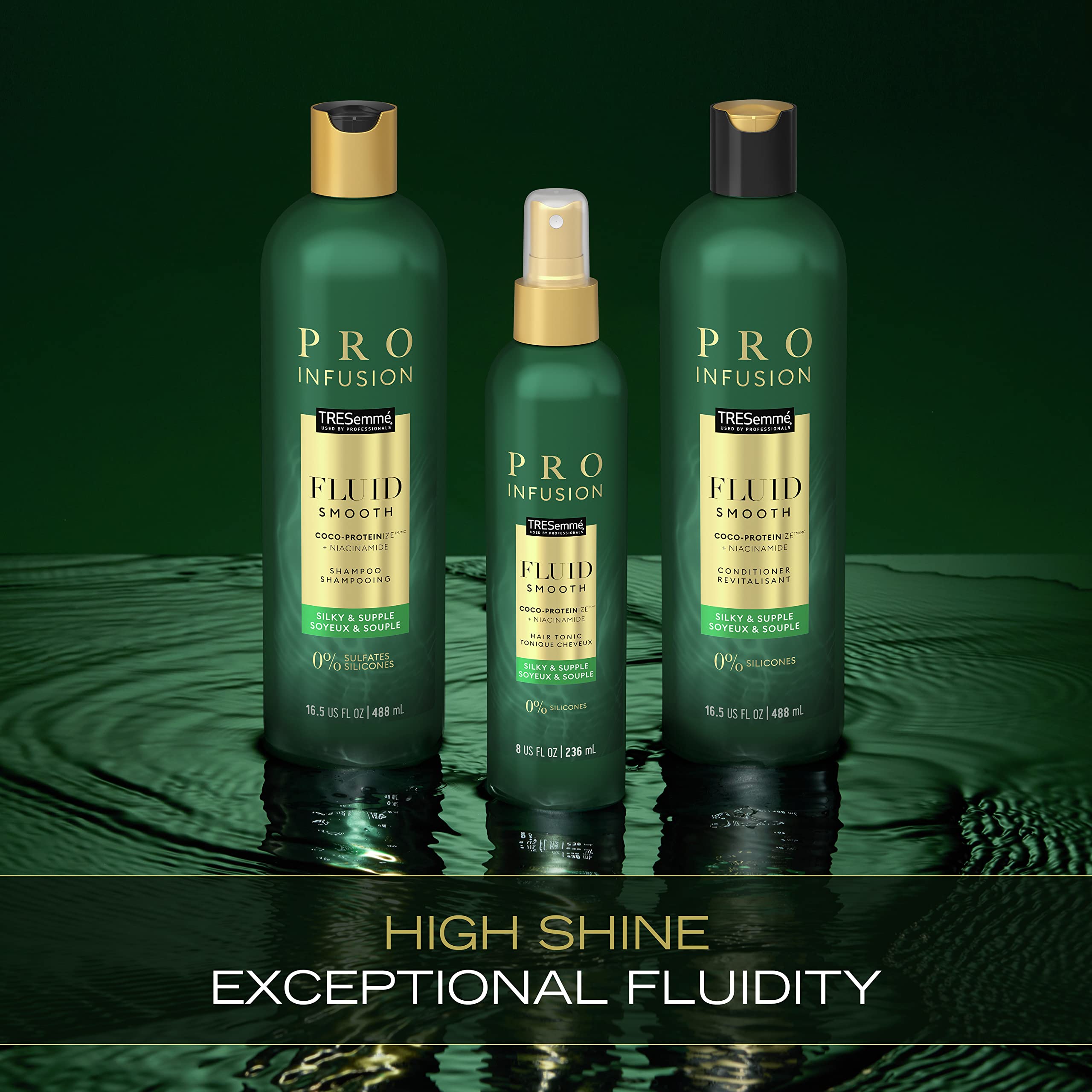 TRESemmé cruelty-free formula communicates ethical care for your hair journey.