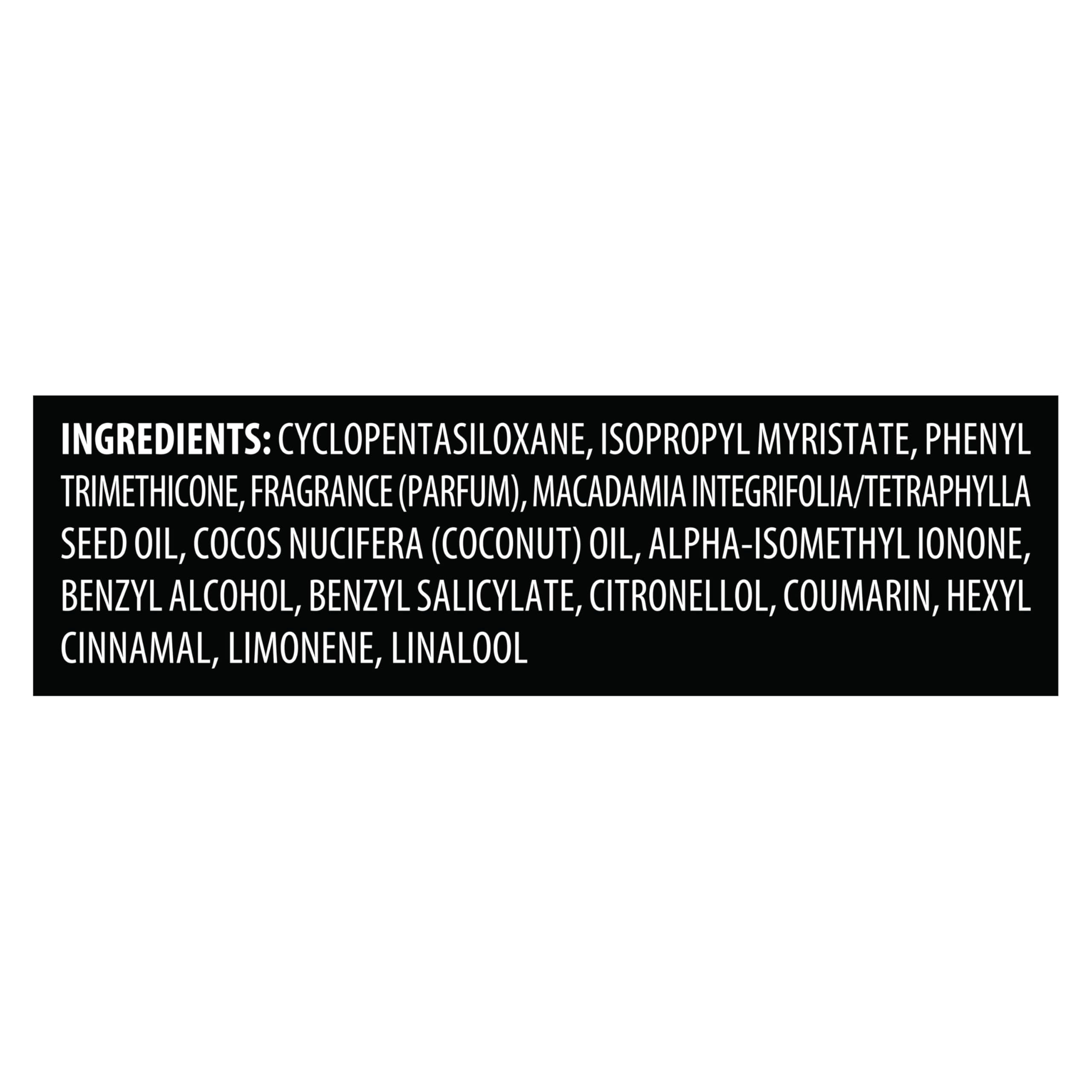 PETA Cruelty-Free logo beside TRESemmé gloss spray imagery.