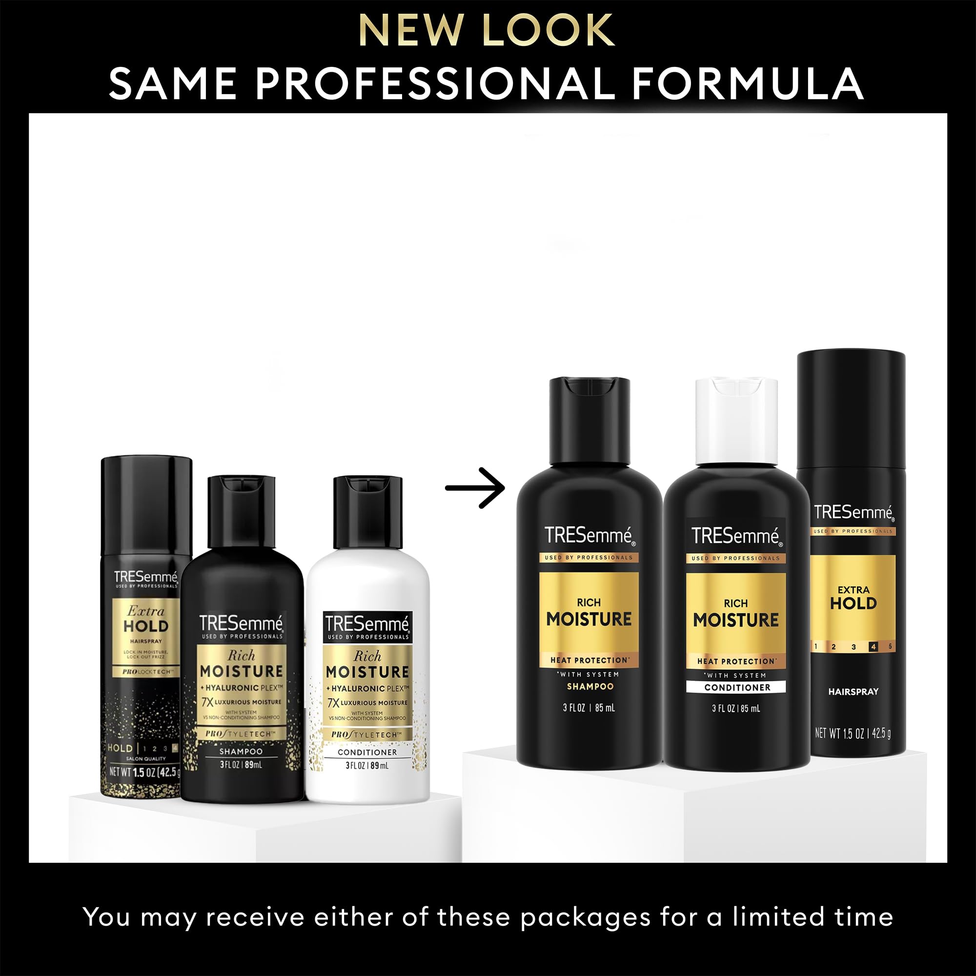 TRESemmé Crunch Free Hairspray can for humidity-resistant hold