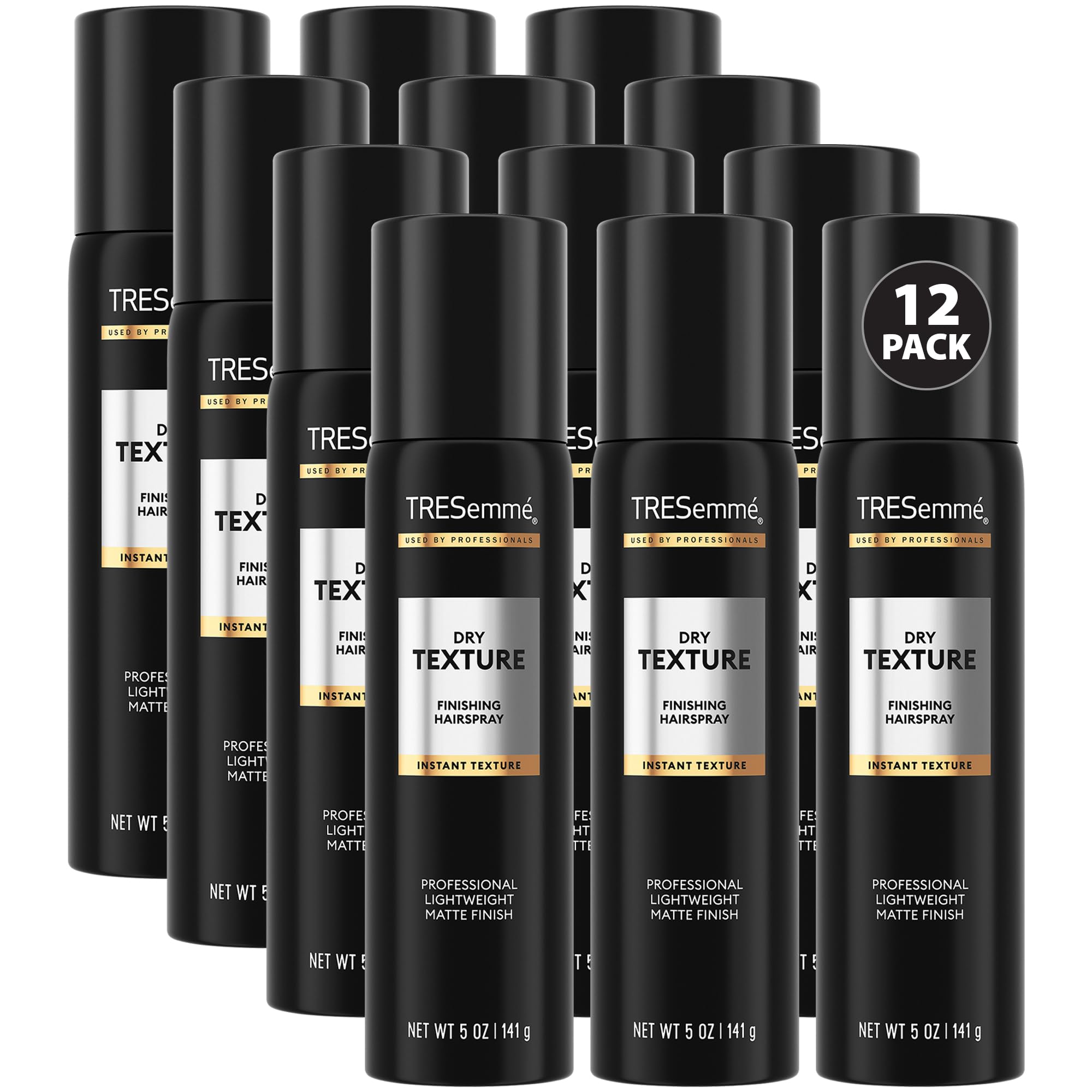 TRESemmé Dry Texture Finishing Mist bottle for quick volume boost.