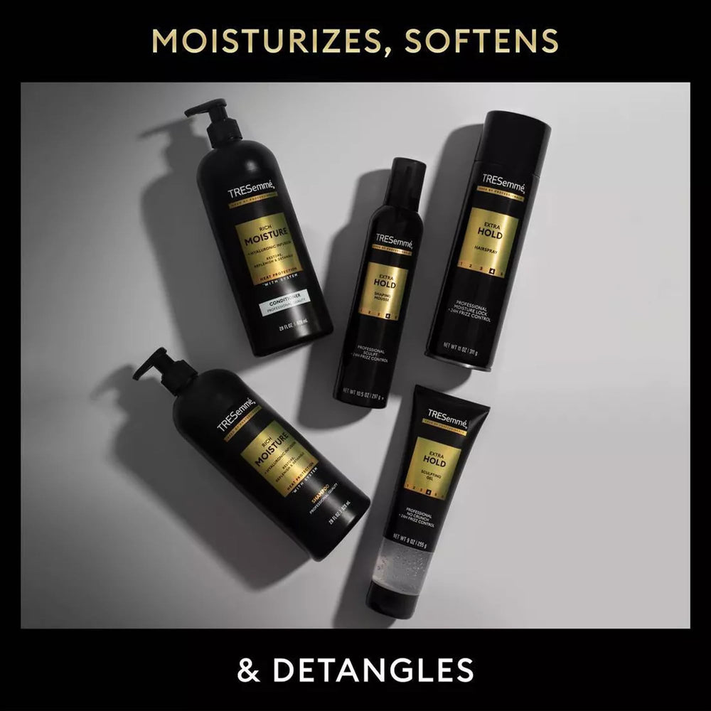 TRESemmé professional-grade hold finish after spray.