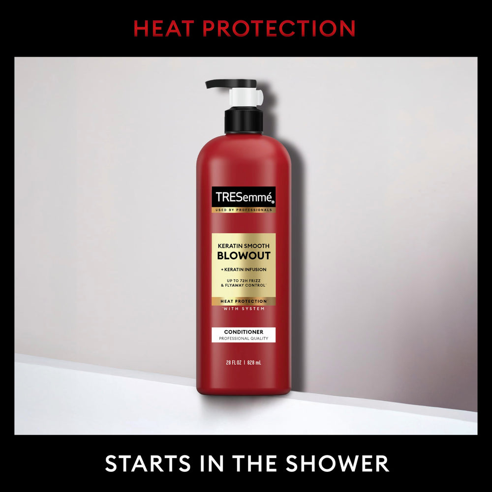 TRESemmé Keratin Smooth Conditioner cap-seal suggests freshness and product integrity