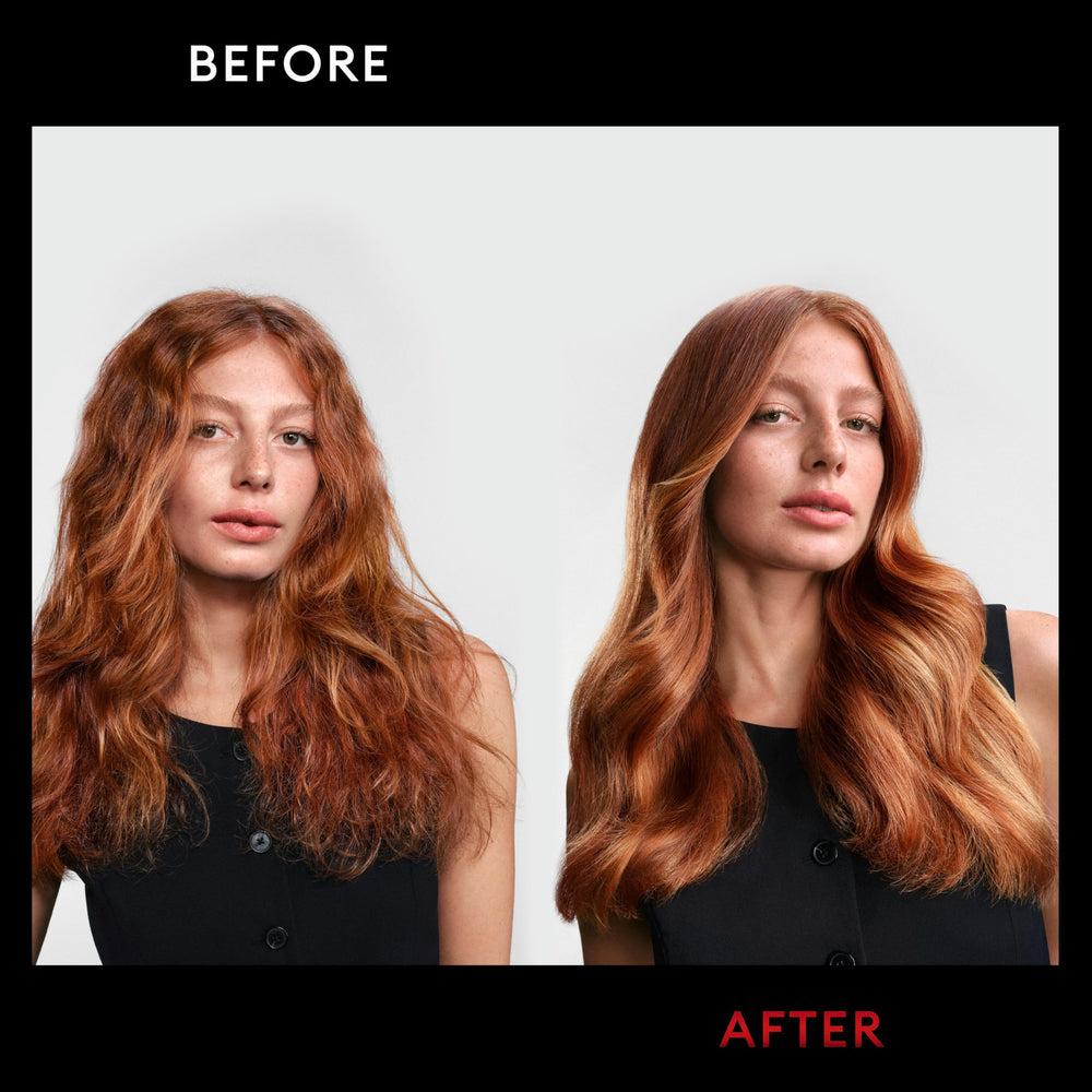 TRESemmé Keratin Smooth Conditioner glistening-hair ends demonstrate lasting shine and manageability