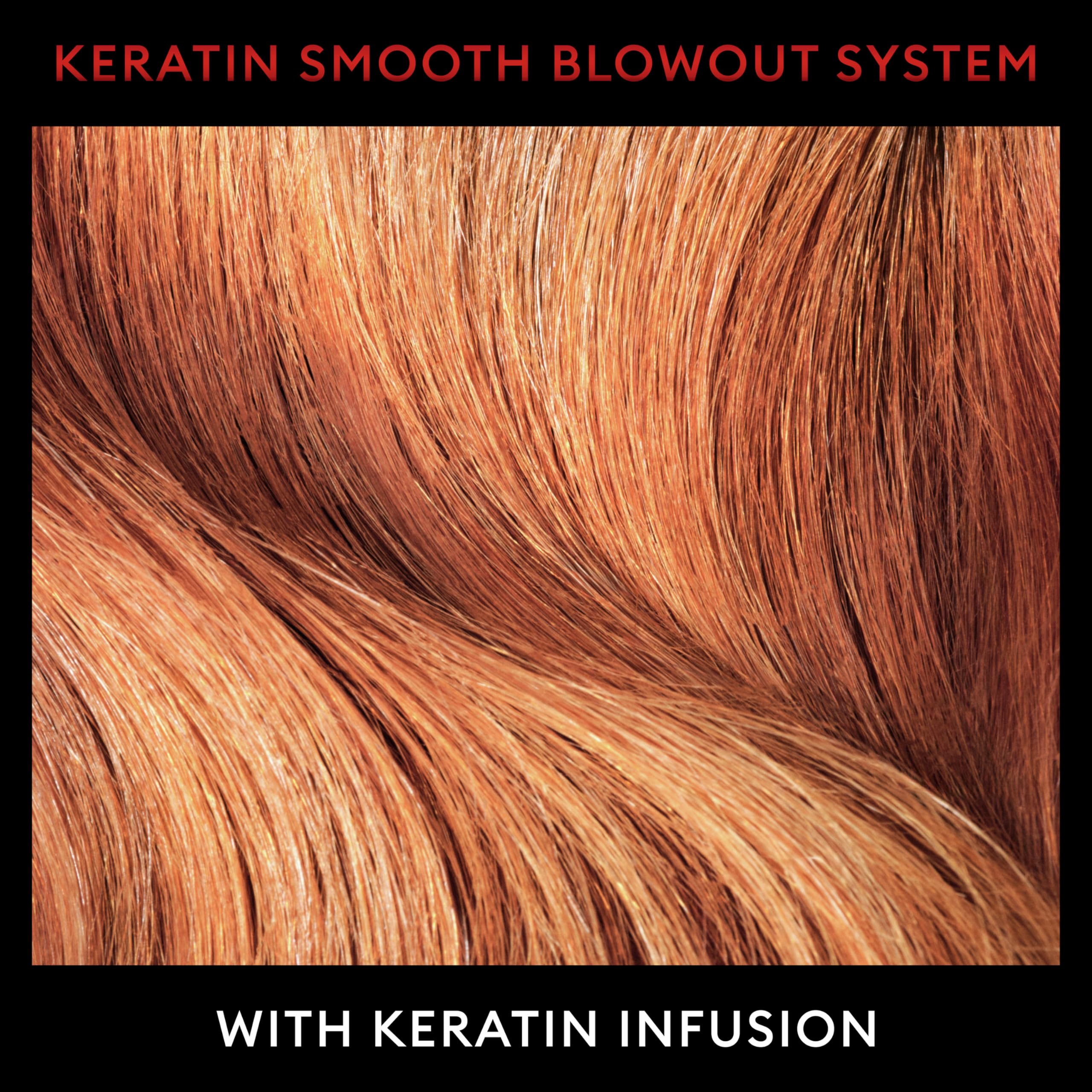 TRESemmé Keratin Smooth Conditioner hair-after-use gleam highlighting smoothness and frizz reduction