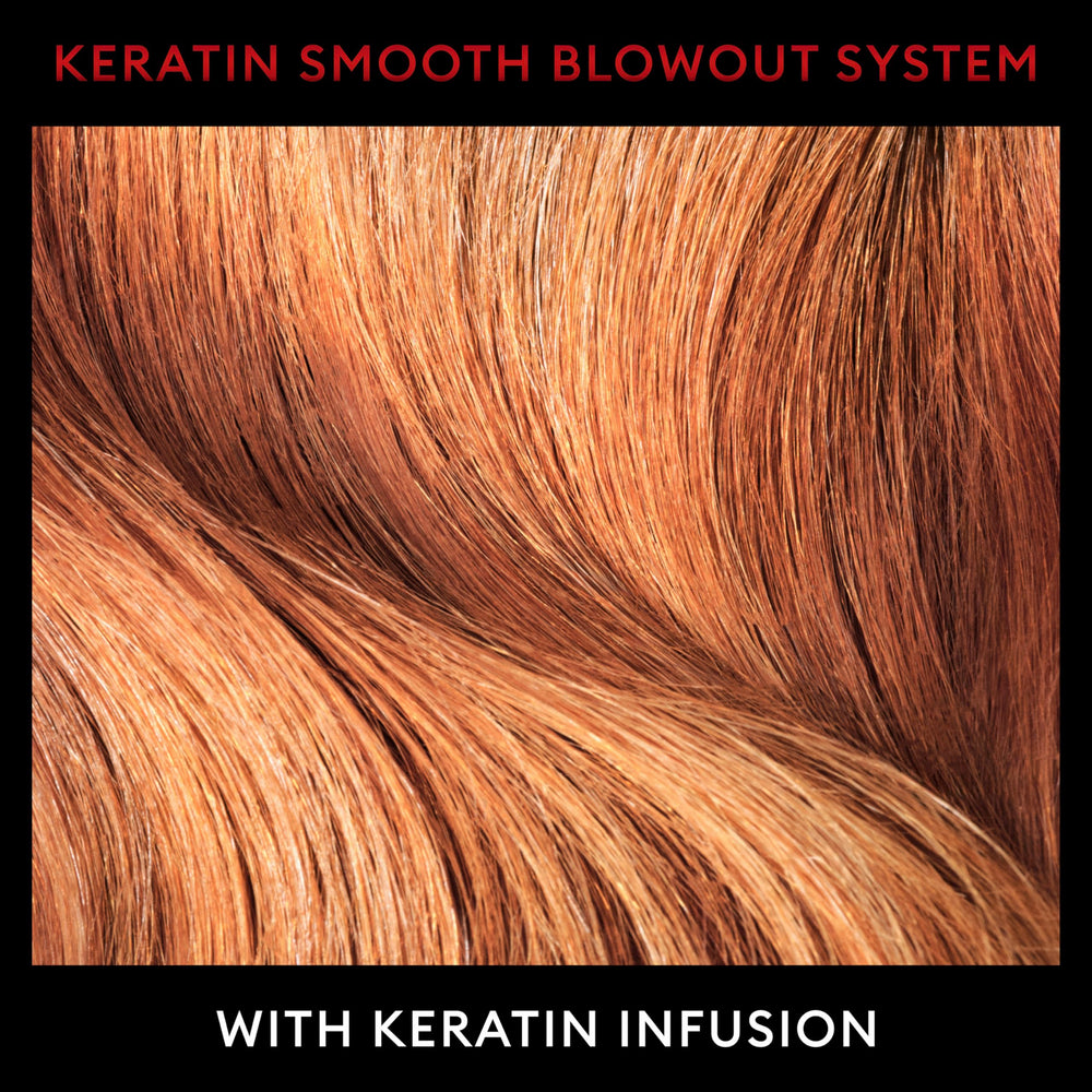 TRESemmé Keratin Smooth Conditioner hair-after-use gleam highlighting smoothness and frizz reduction