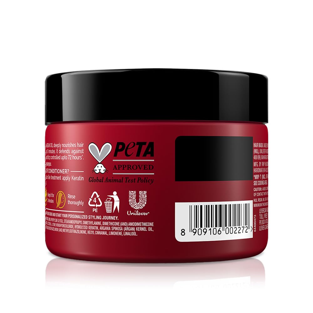 Keratin Smooth Mask provides deep conditioning for softer, manageable hair