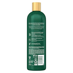 TRESemmé coconut droplets bottle showing hydration for visibly healthier strands.