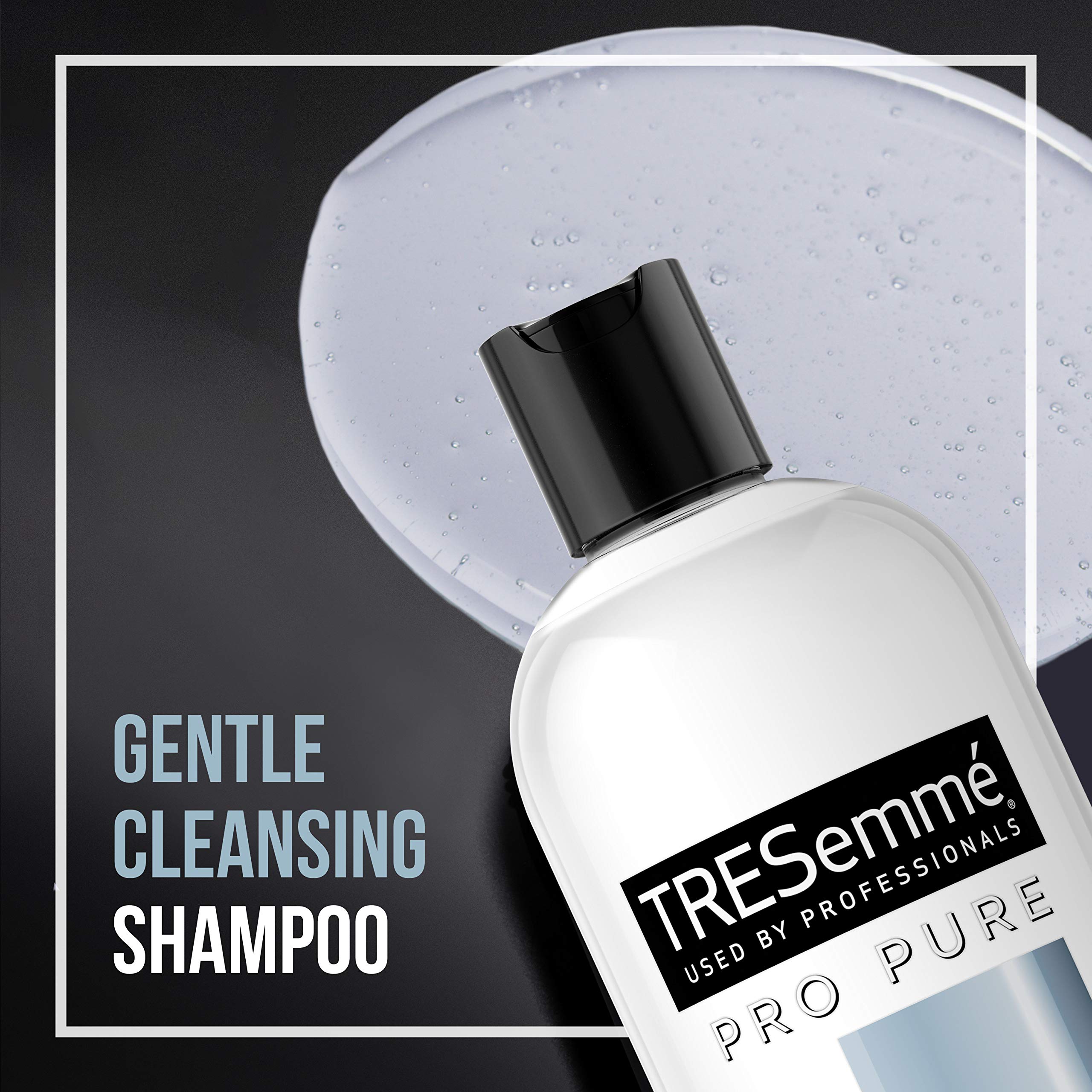 TRESemmé Pro Pure Foam Shampoo in action delivering instant lather.