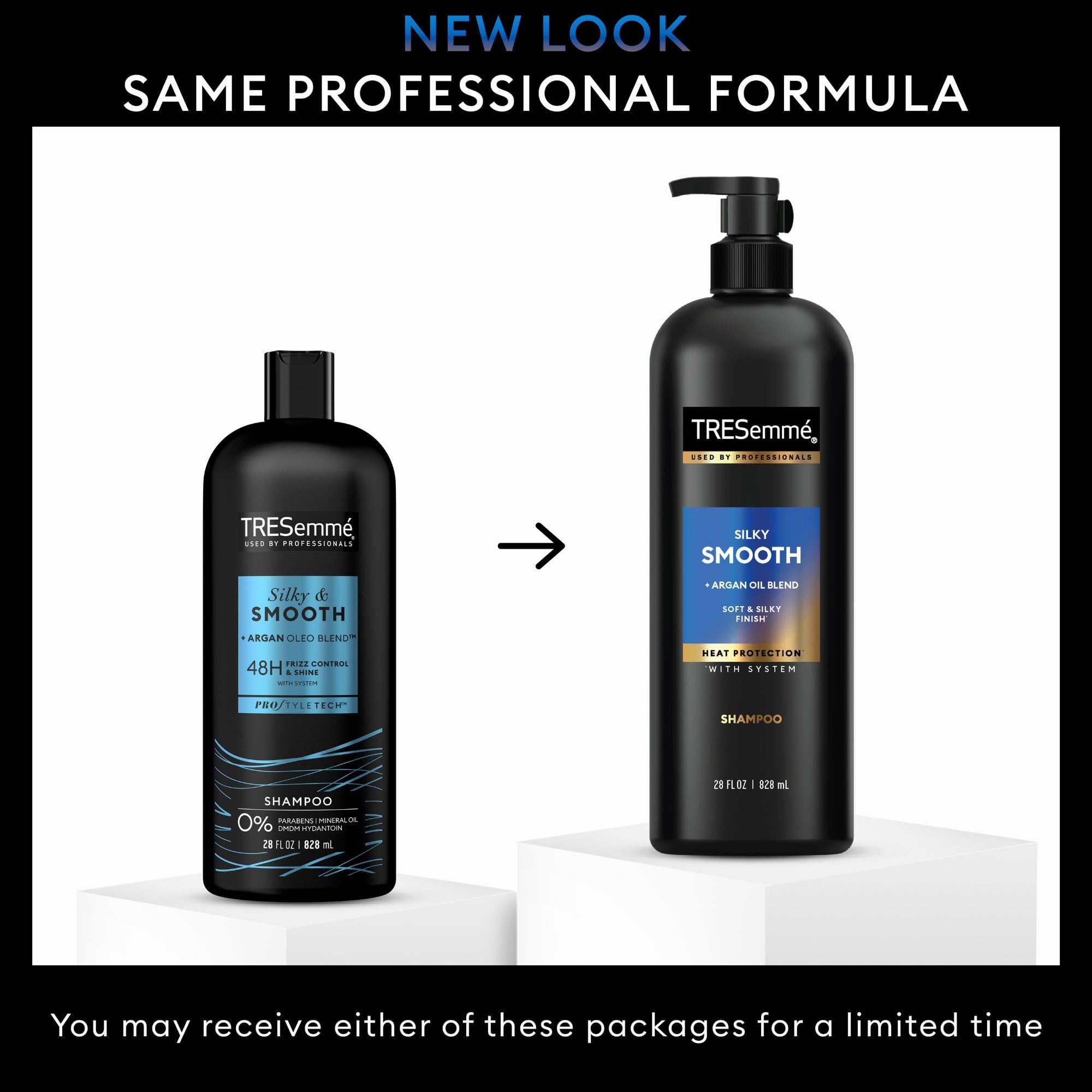 TRESemmé Protecting Heat Styling Spray shown for post-wash extra heat protection
