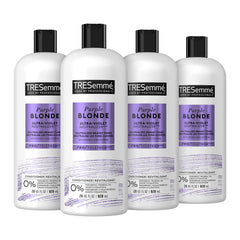 TRESemmé Purple Blonde Conditioner bottle 28oz neutralizes brass and preserves cool tones.