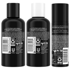 TRESemmé Rich Moisture Conditioner bottle delivering smooth detangled hair