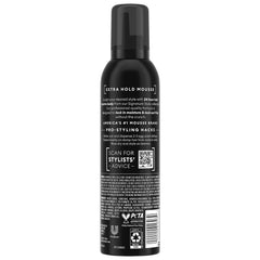 TRESemmé Shaping Mousse anti-frizz Pro Lock Tech close-up demonstrates smooth, lasting moisture