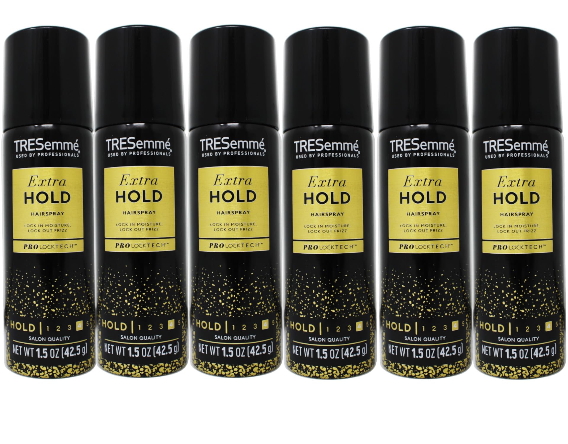 TRESemmé TRES Two Aerosol Bottle delivering extra hold for confident styling.