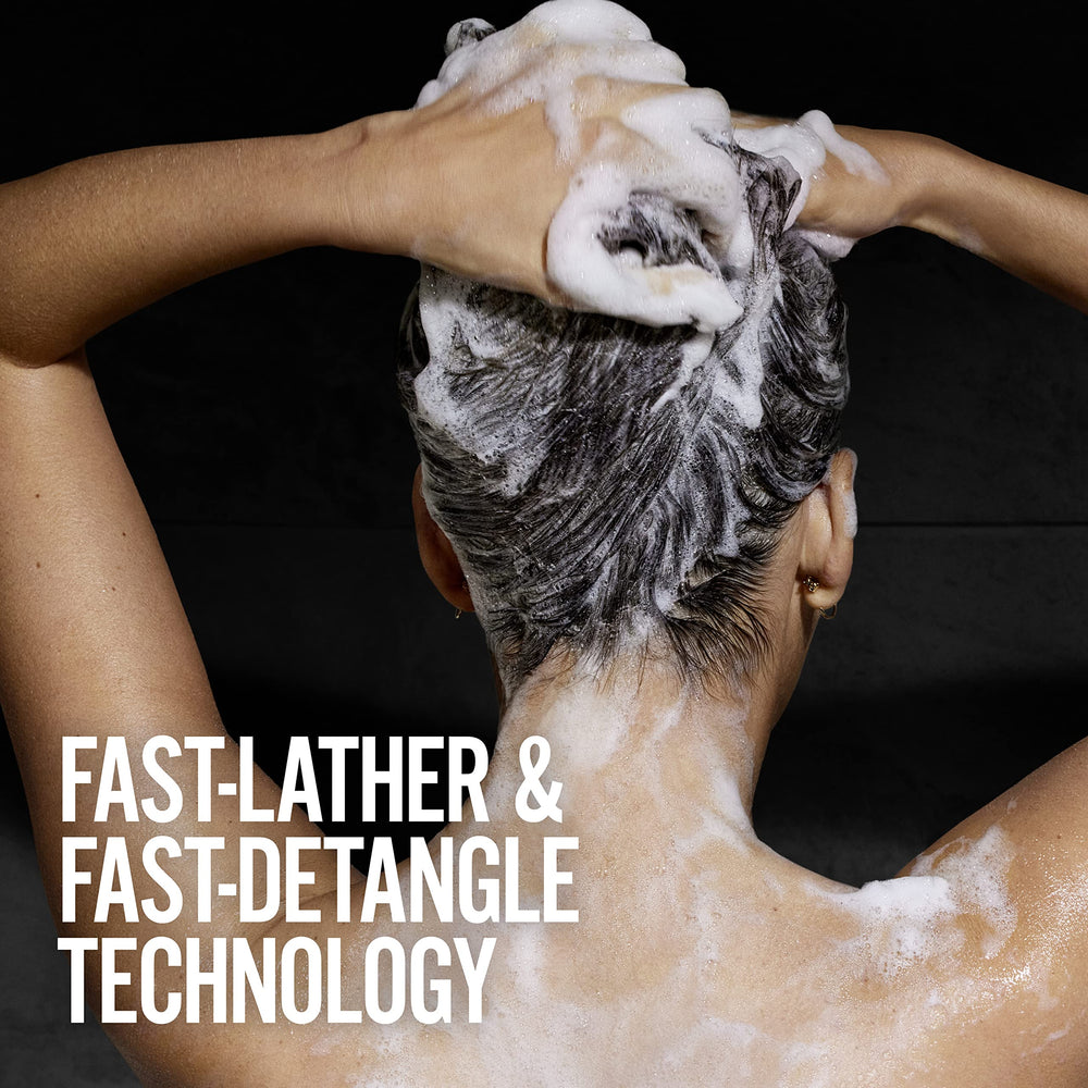 Close-up of shampoo lather showing ultra-fast action