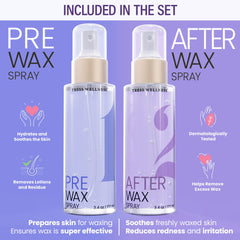 Tress Wellness after-wax spray bottle for soothing hydration after waxing