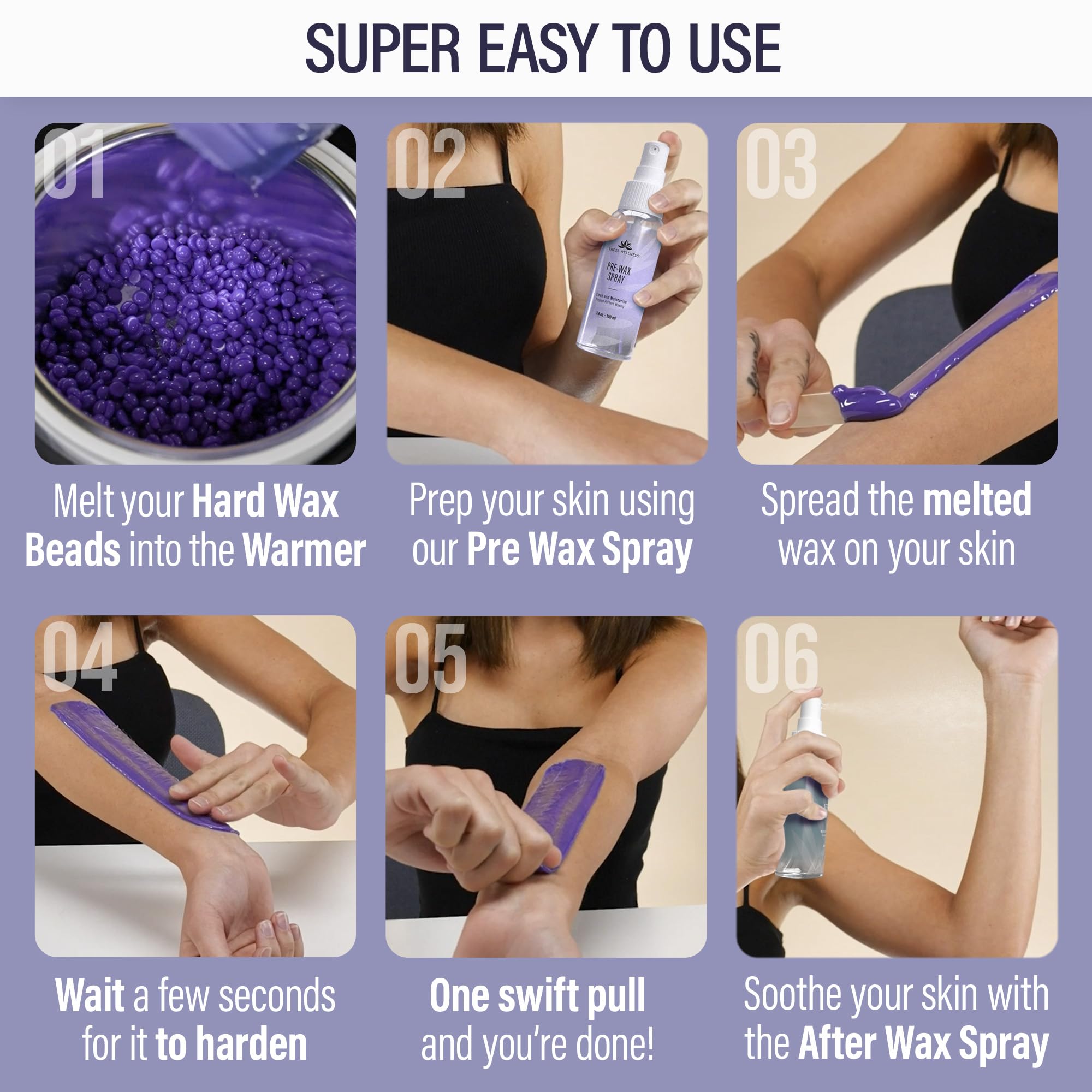 After-wax spray to soothe skin post-wax