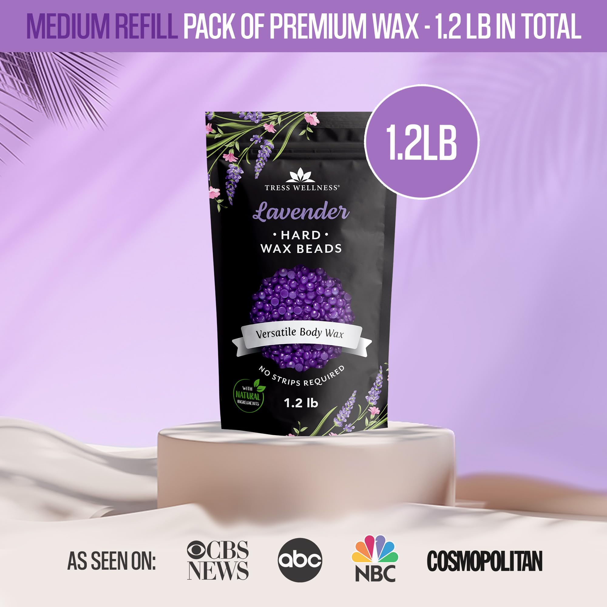 Tress Wellness at-home waxing kit for bikini areas with smooth results.