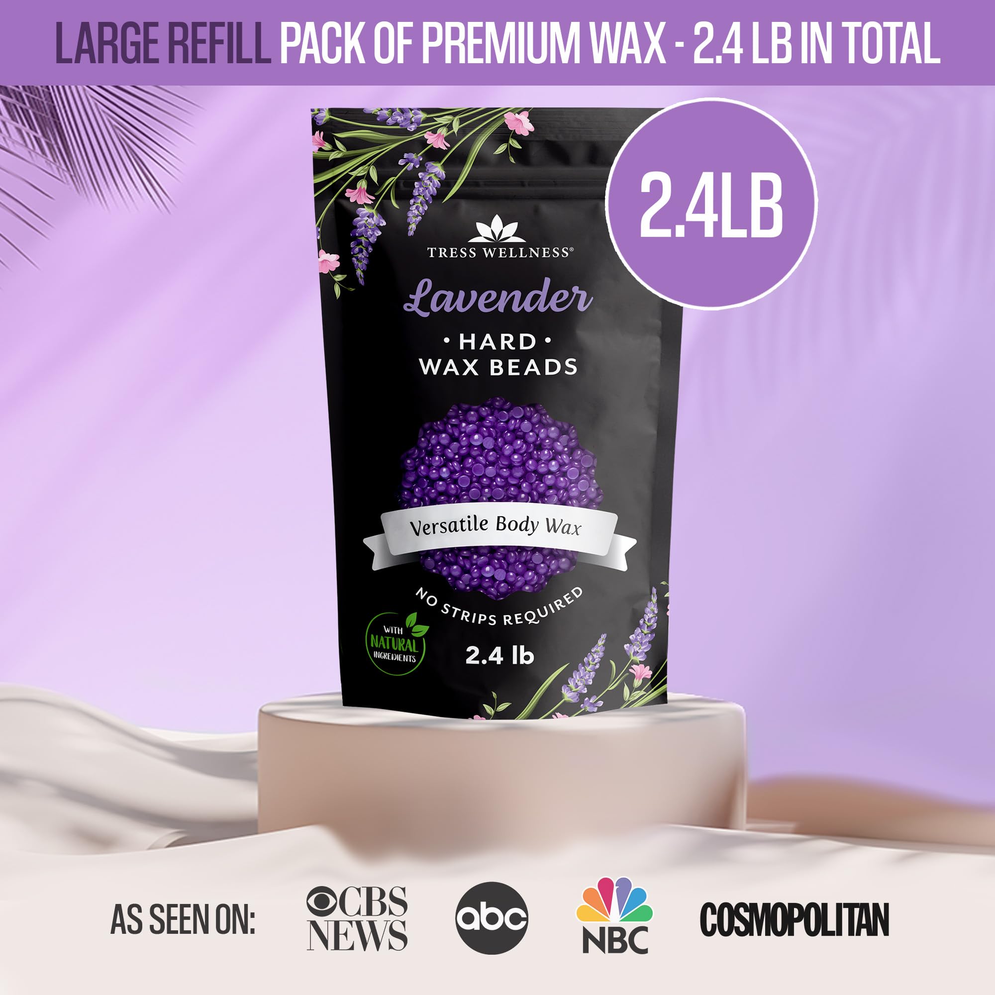 Tress Wellness at-home wax kit for bikini and full-body waxing with easy temperature control.