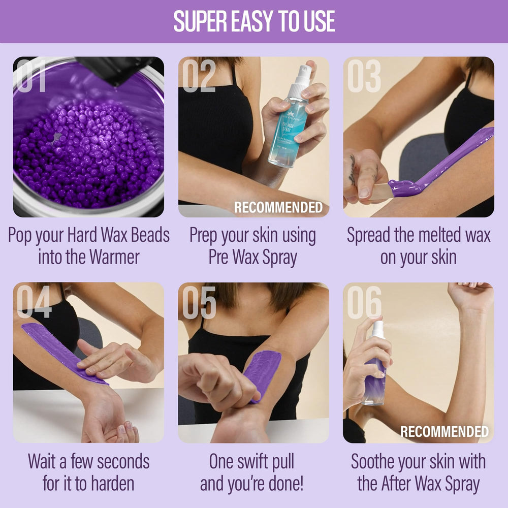 Tress Wellness cruelty-free wax beads suitable for sensitive skin routines.