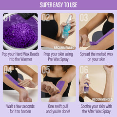 Tress Wellness cruelty-free wax beads suitable for sensitive skin routines.