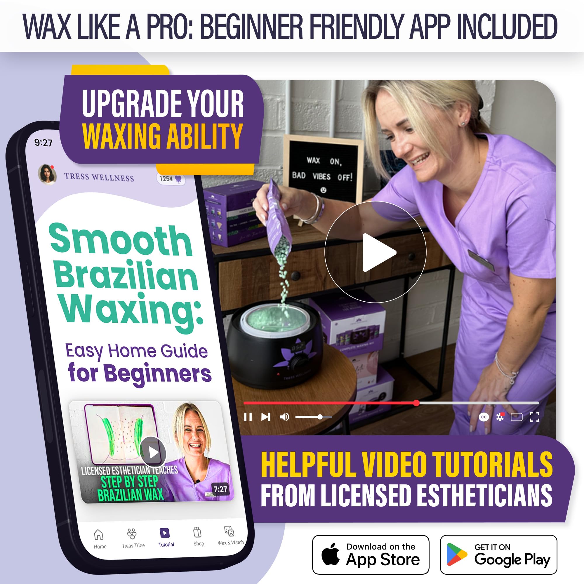 Protective collars to shield skin during waxing process