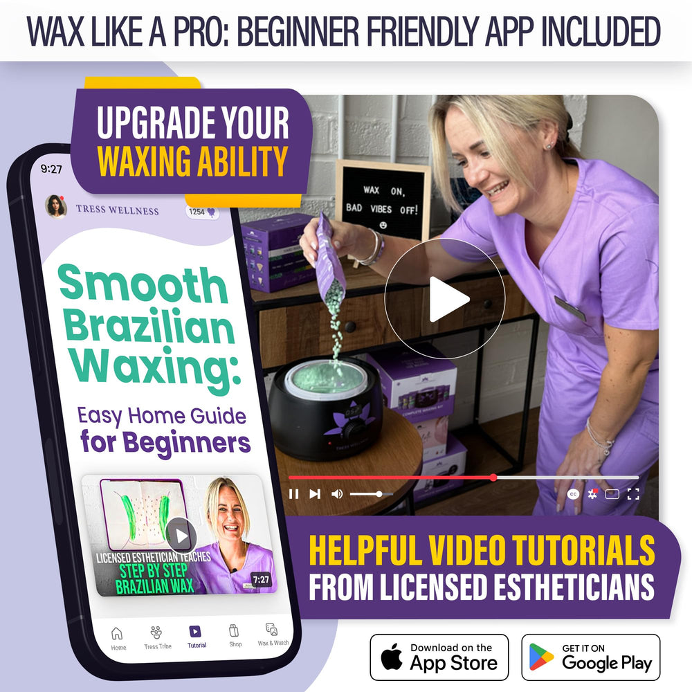 Protective collars to shield skin during waxing process