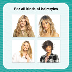 Application scene of TressAllure wig wax on a wig for styling.