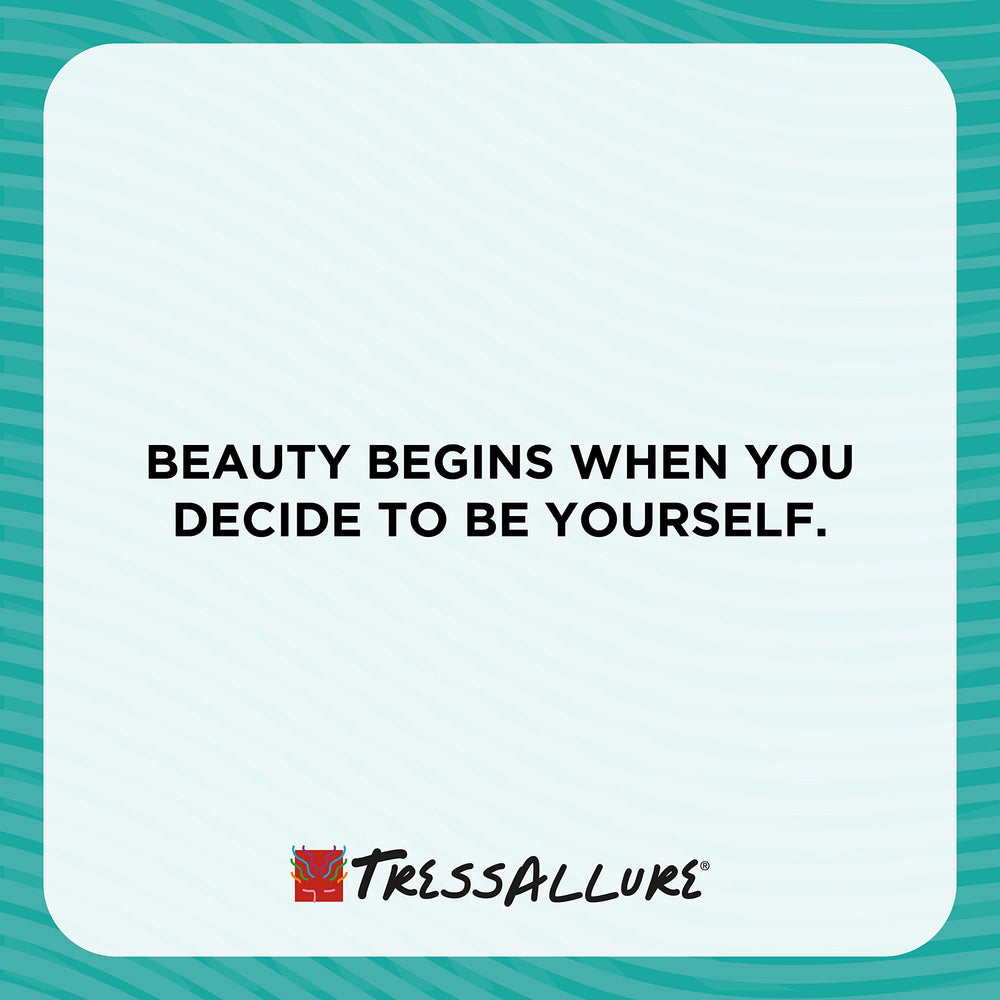 TressAllure wig wax brush-out finish for a smooth look.