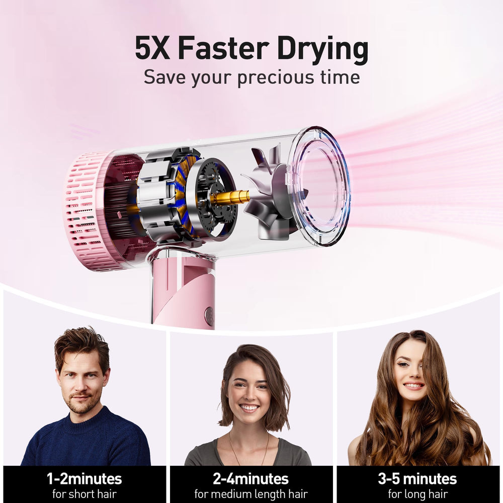 Tresses Touch nine-speed three-heat options offer versatile styling.