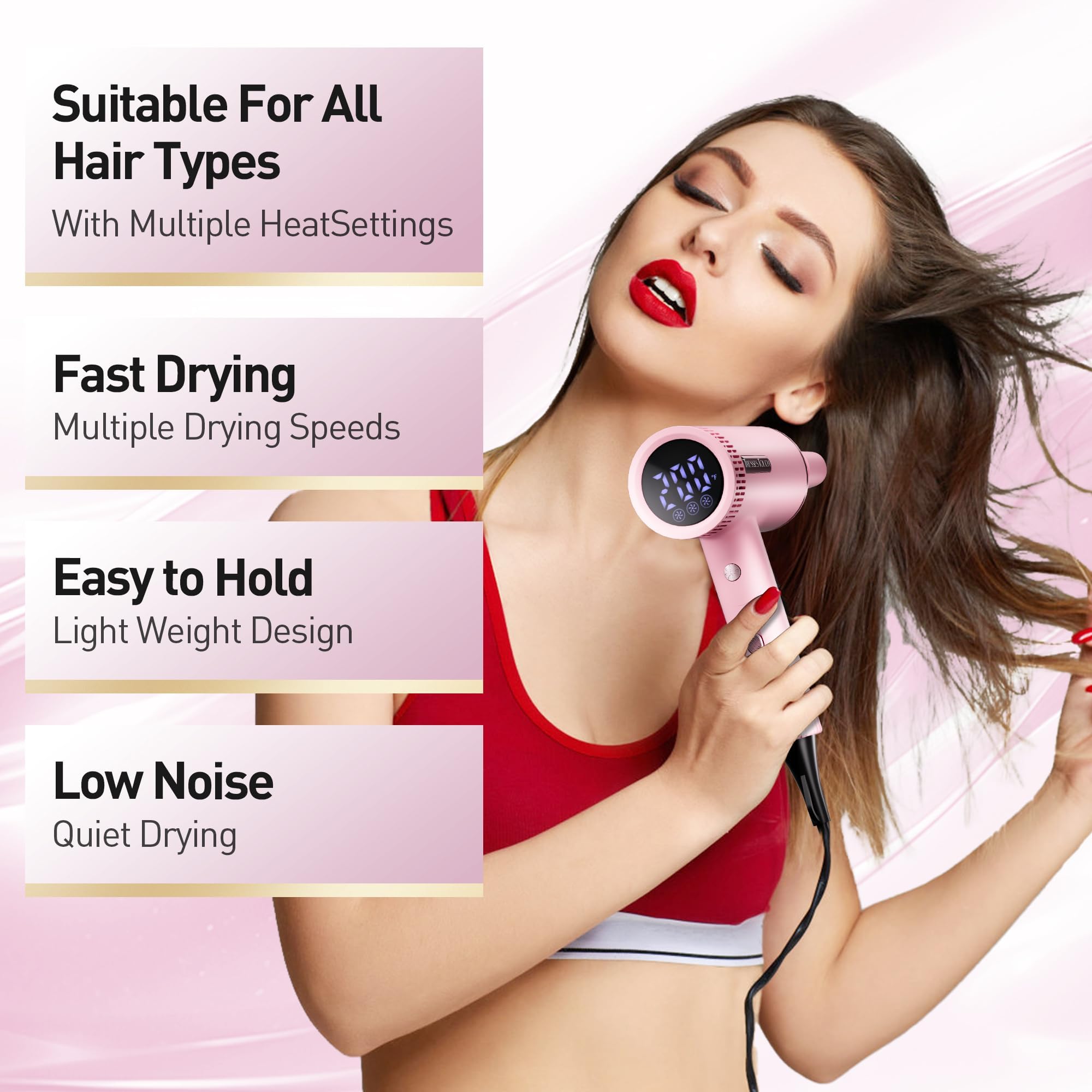 Tresses Touch safety protections guard against overheating during sessions.