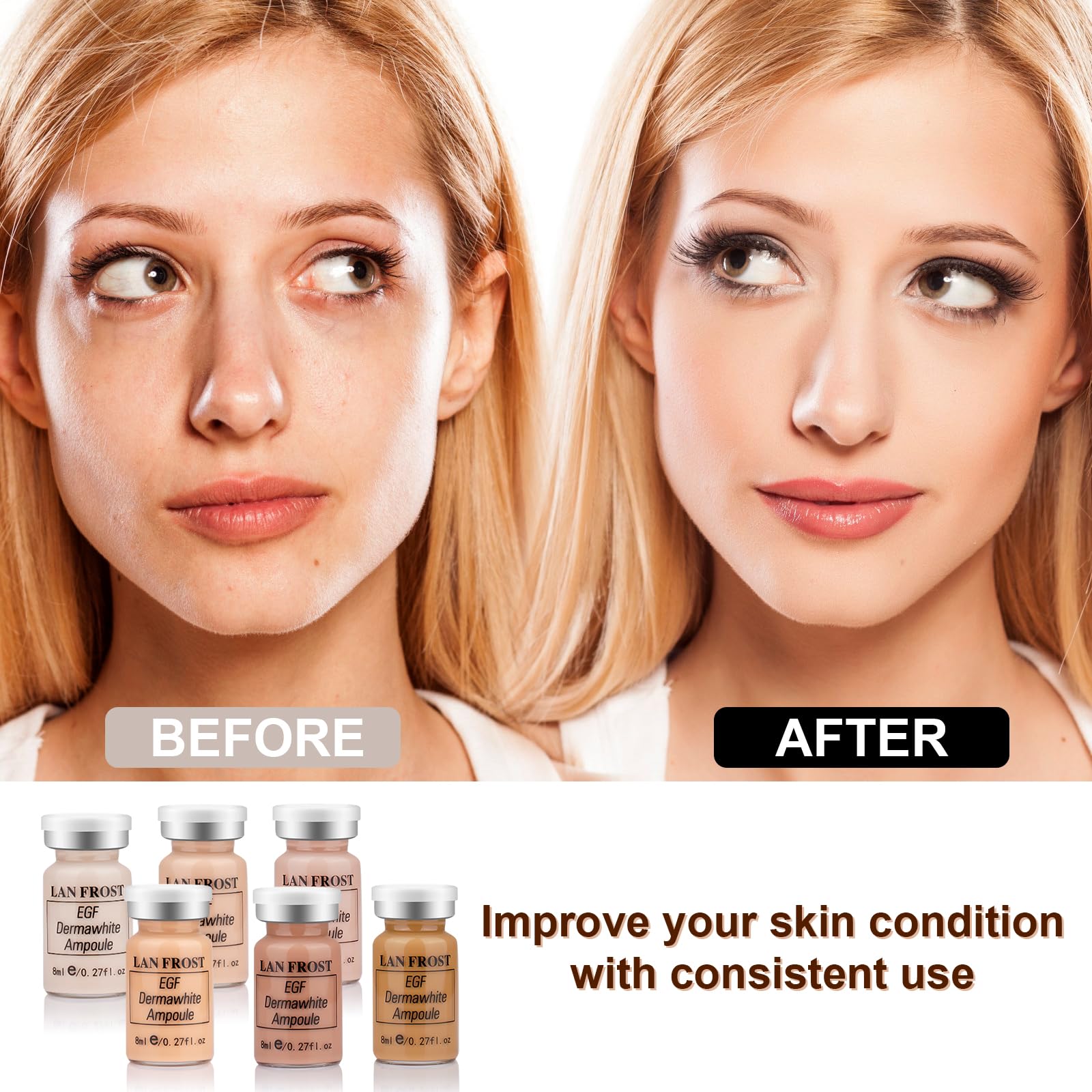 TRESSON BB Facial Glow foundation colors for even, natural-looking coverage.