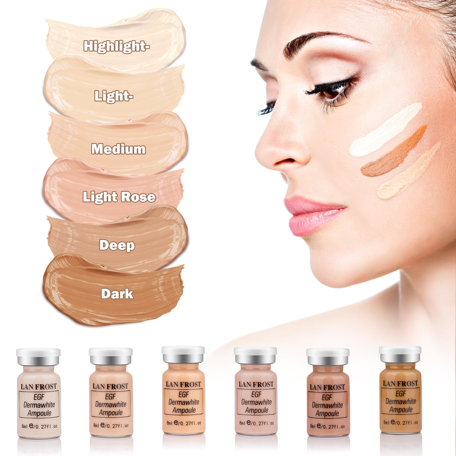 TRESSON BB Serum application on clean skin demonstrating easy layering for dewy glow