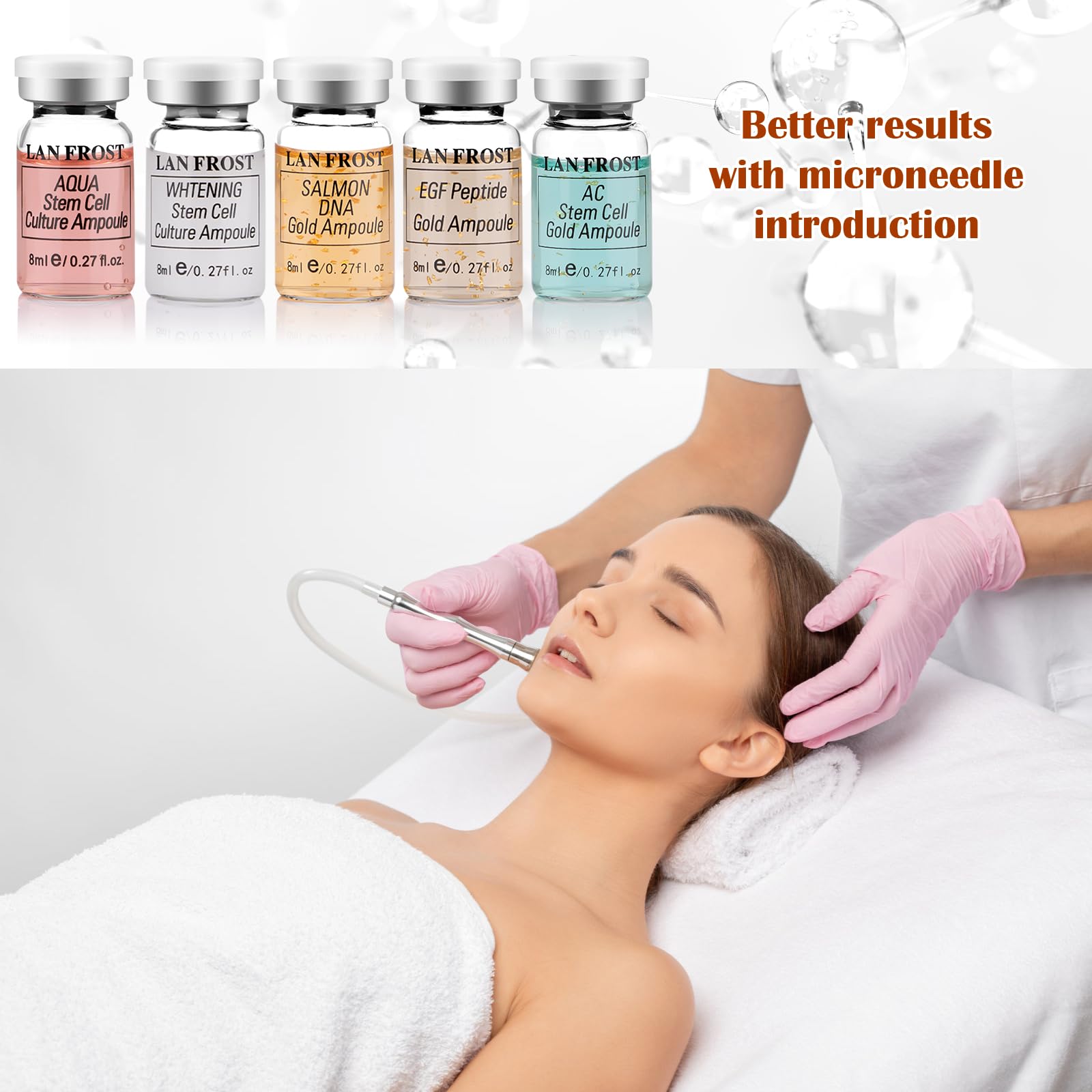 Two droppers with BB Glow serum for controlled application