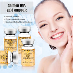 TRESSON Salmon DNA Gold Ampoule bottle for intense hydration.