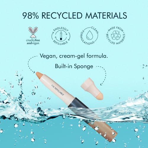 Label emphasizes cruelty-free vegan clean formula from TRE'STIQUE Concealer Crayon.