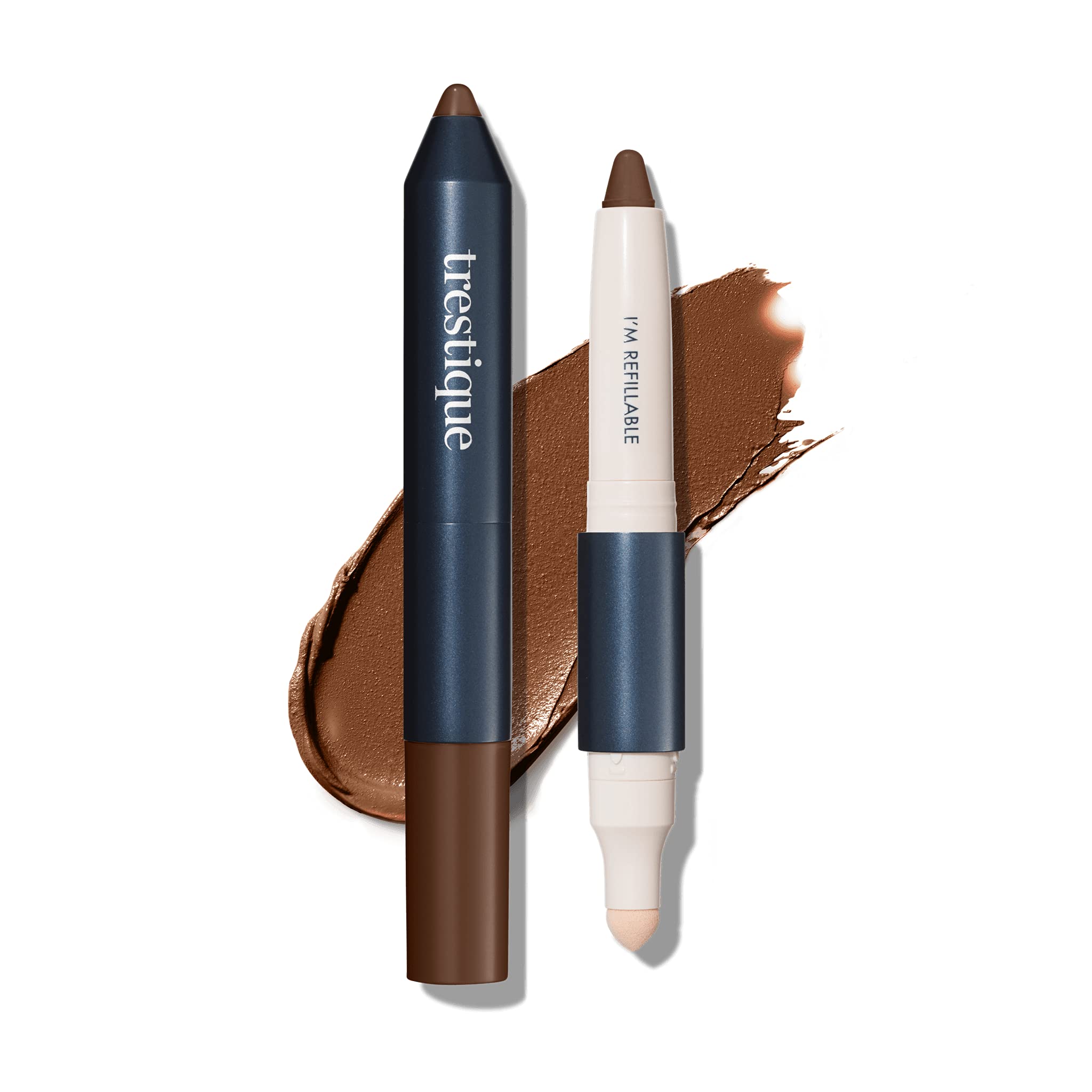 TRE'STIQUE Concealer Crayon in the refillable Forever Case offers portable, sustainable coverage.