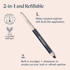 TRE'STIQUE Eyeliner glides on smoothly for effortless lash-line precision.