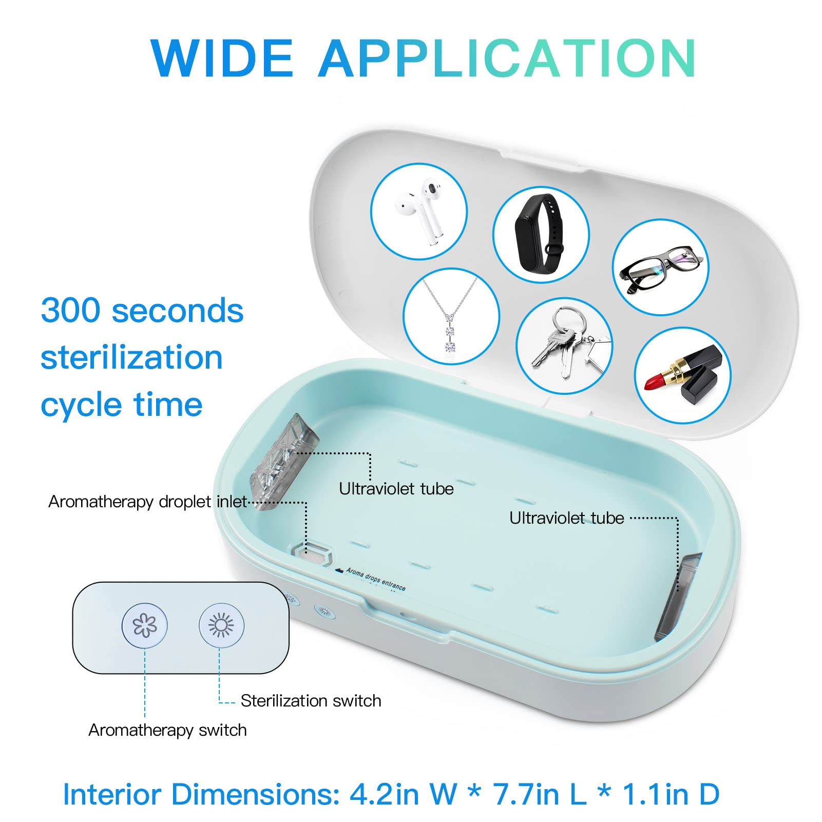 trettitre UV Light Box UVC for glasses quick sanitizing between uses