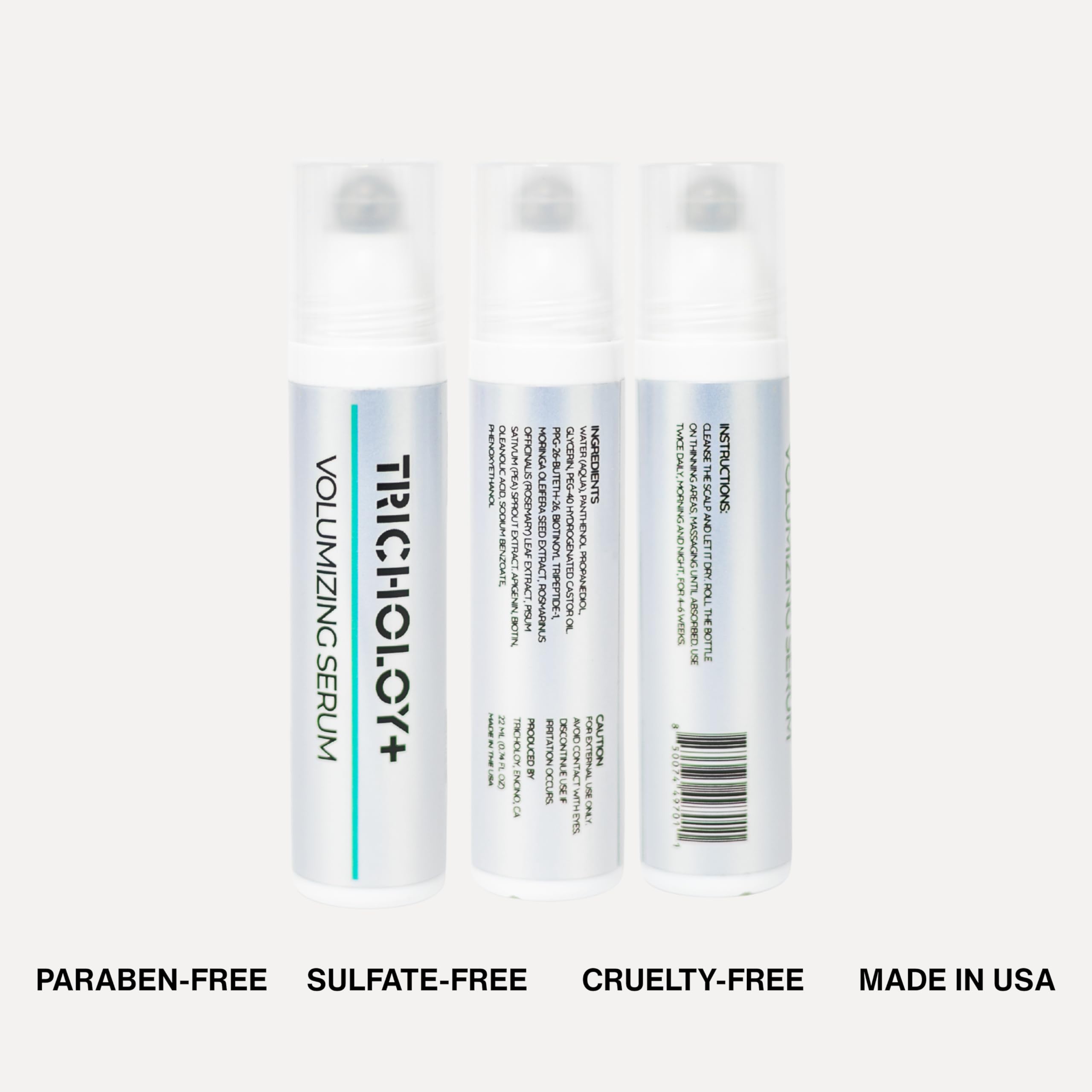 Tricholoy+ non-oily serum close-up for lightweight daily use.