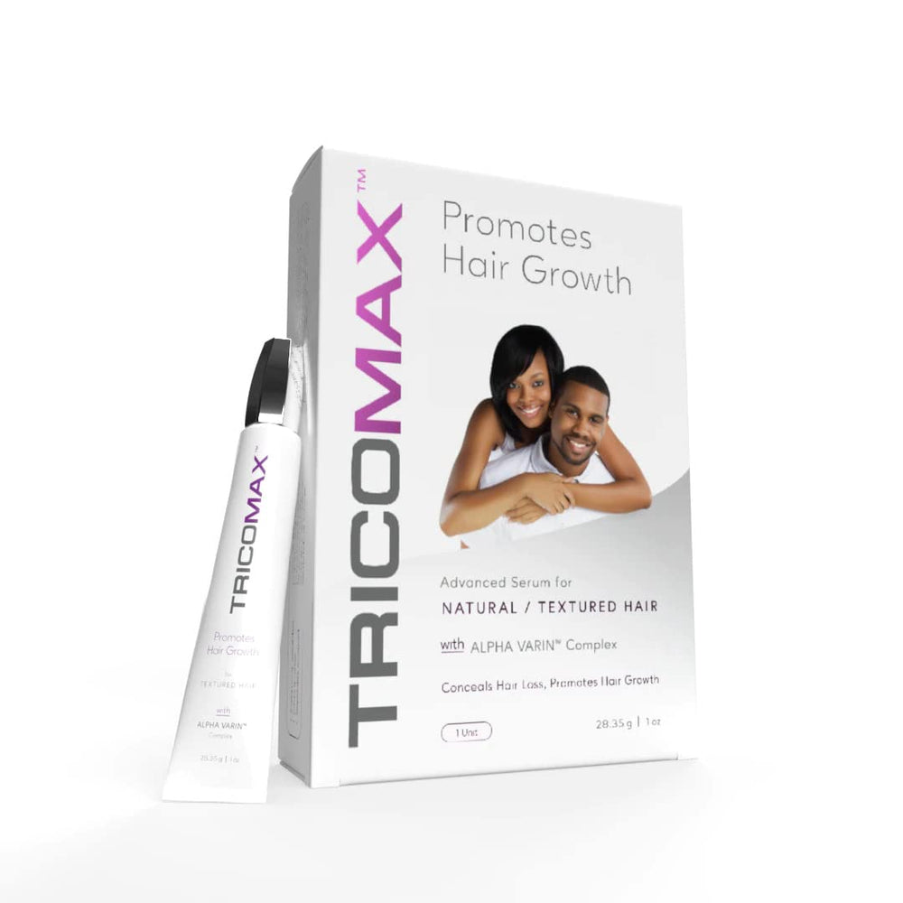 Tricomax Alpha Varin complex in serum supports vitality of textured curls