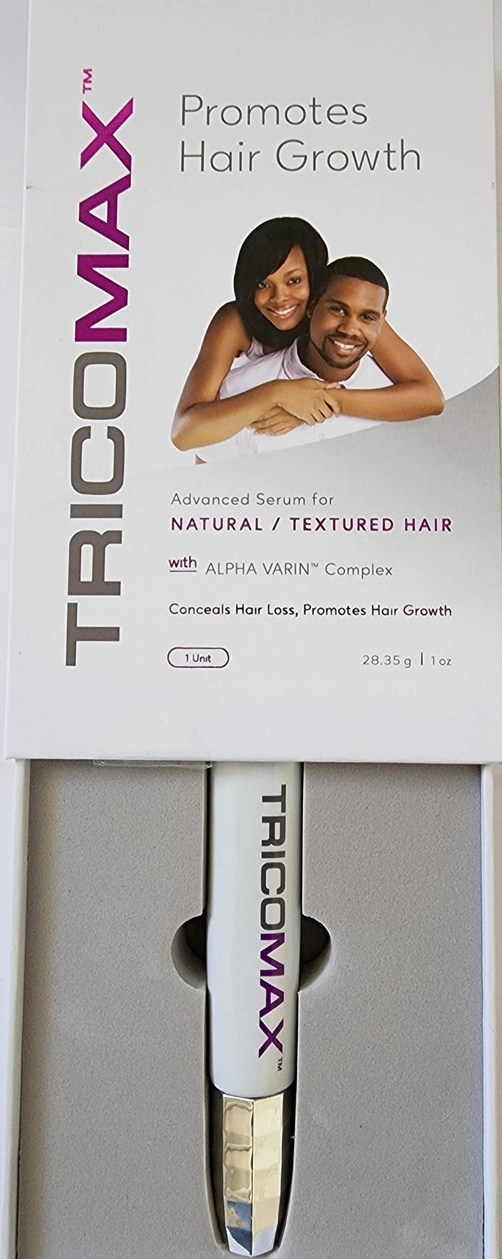 Daily use of Tricomax serum on curls, coils, and waves