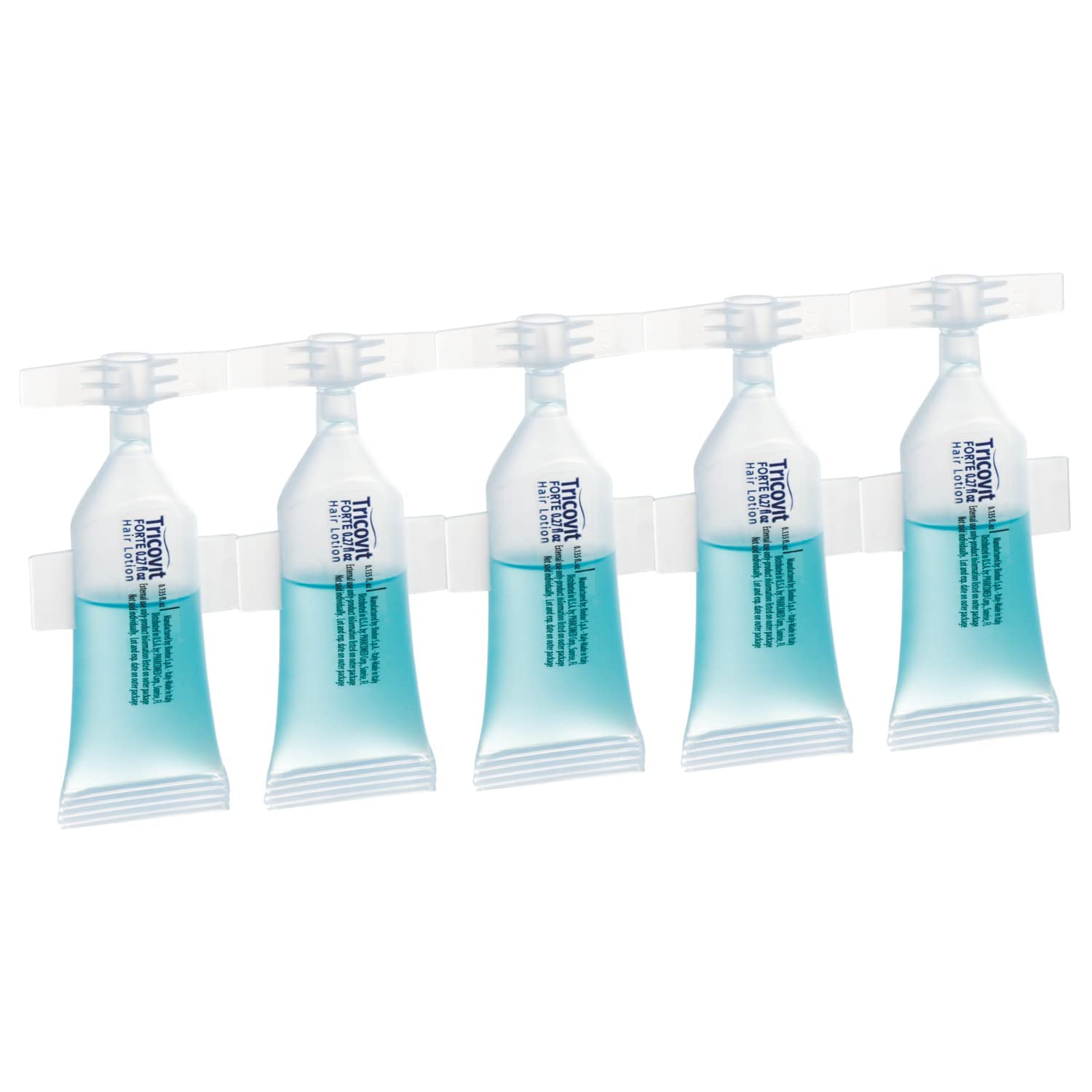 Tricovit Forte bottle close-up highlighting advanced hair growth support.