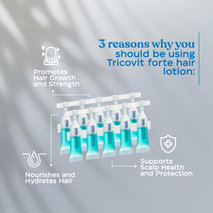 Tricovit hair cuticle adhesion shows lotion interaction promoting even distribution.
