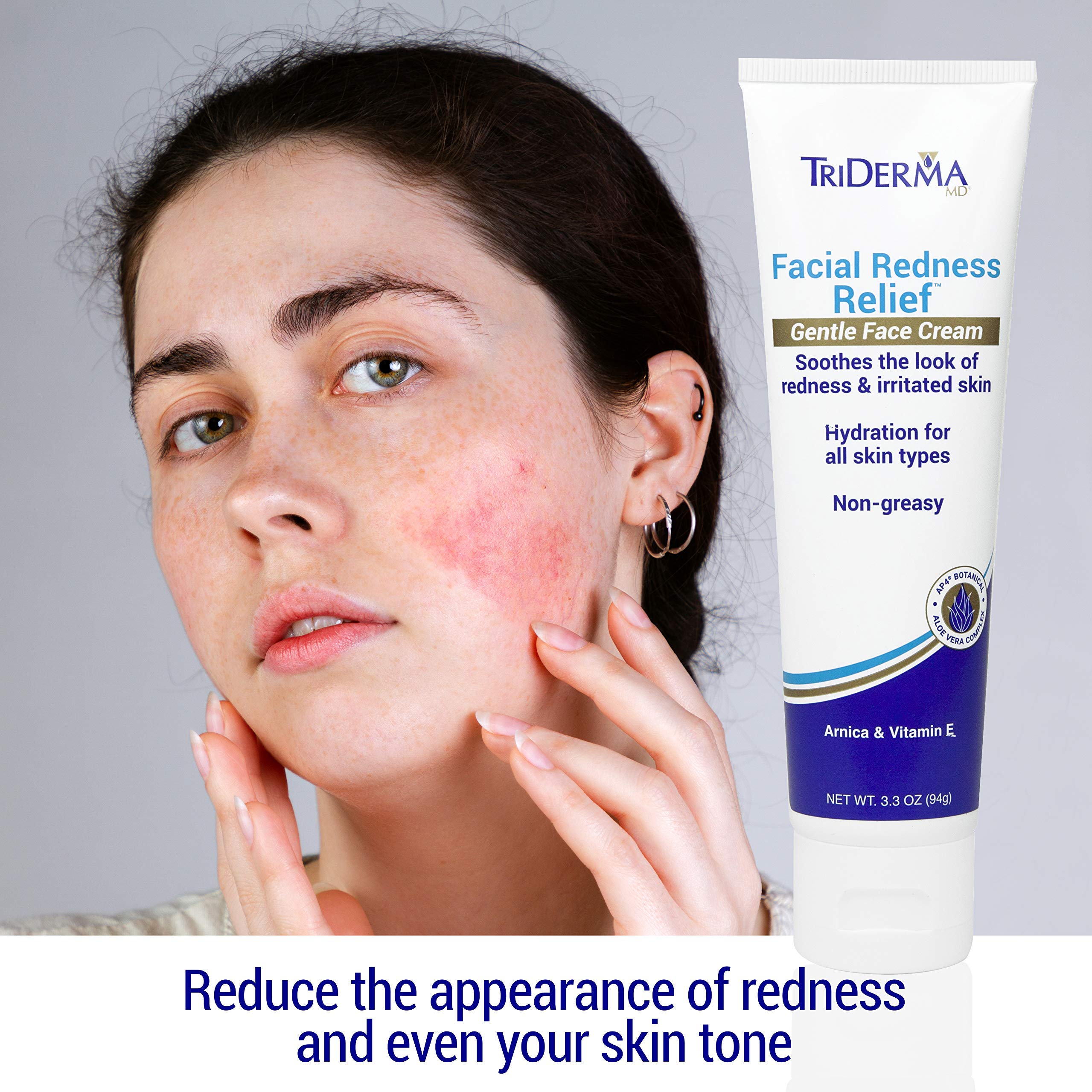 TriDerma application on hand demonstrates gentle daily use.