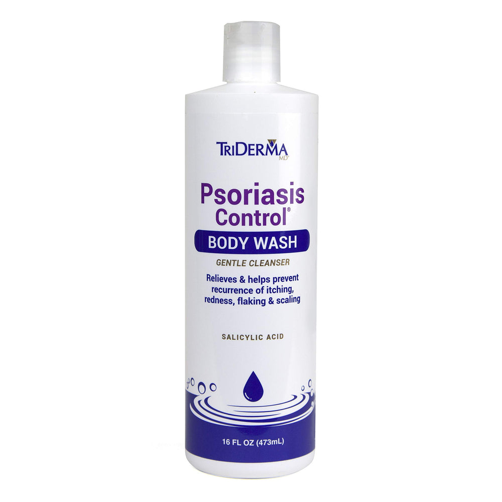 TriDerma Psoriasis Control Body Wash bottle for daily cleansing