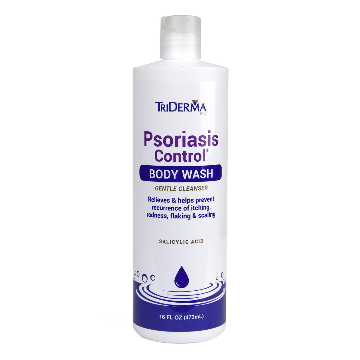 TriDerma Psoriasis Control Body Wash bottle for daily cleansing