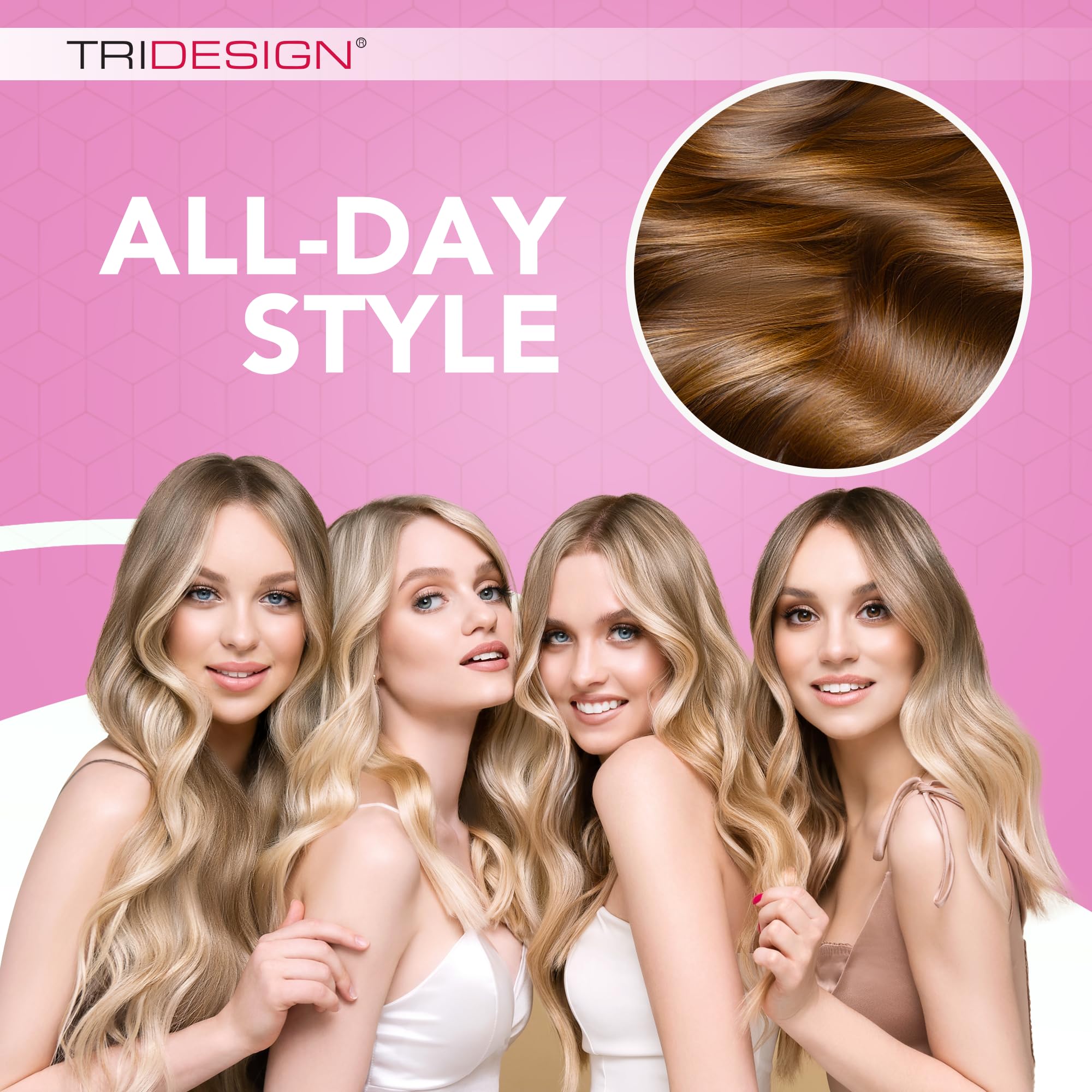 TRIDESIGN Aerogel hairspray on dresser showcases everyday routine and sleek results.