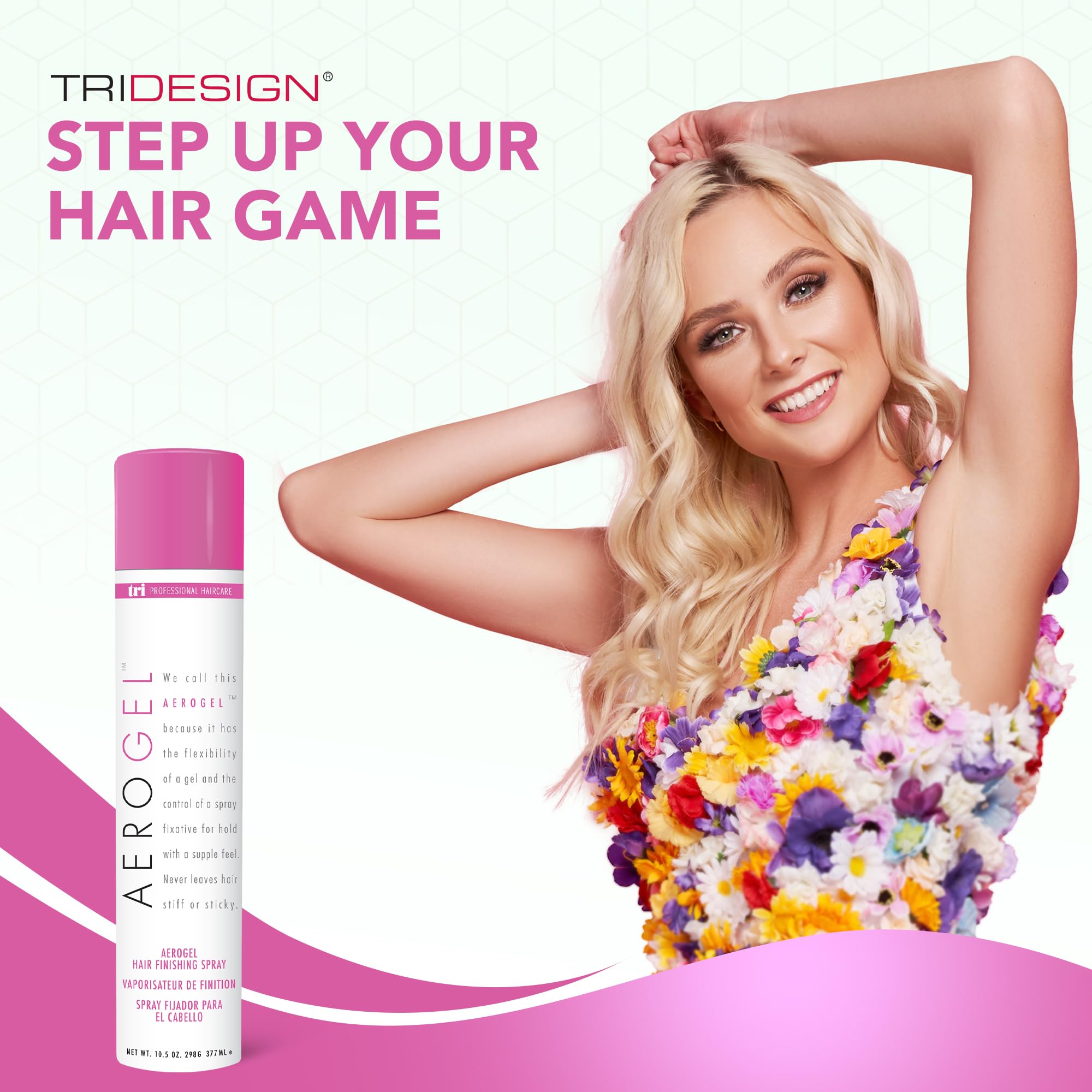 TRI Design Aerogel Hairspray pack of 6 provides long-term value and consistent hold.